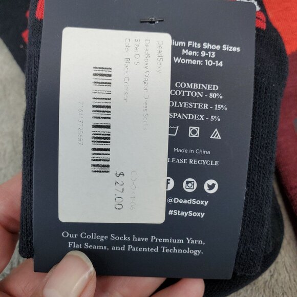 Sock Bundle Three Pack Mens One Size Three Pack of Crew Socks *NWT* - Picture 3 of 12